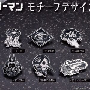 《鏈鋸人Chainsaw Man》蕾潔篇 角色印象主題設計金屬別針 金屬徽章 全10種