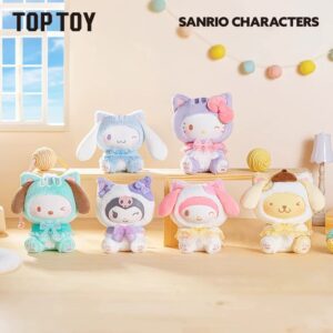《三麗鷗Sanrio》TOPTOY 逗逗小貓系列 搪膠毛絨盲盒 全6種