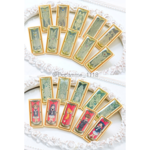 《庫洛魔法使》庫洛牌造型小別針 盲盒 全20種 NO.1