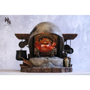 《霍爾的移動城堡》神隱工作室 高級套裝版 卡西法煎蛋 GK模型