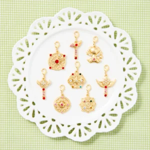 《庫洛魔法使》杖與魔法陣 金屬小吊飾 盲盒 全8種 NO.2