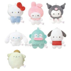 《三麗鷗Sanrio》Sanrio X Mochipan 聯名 豆豆眼吊飾