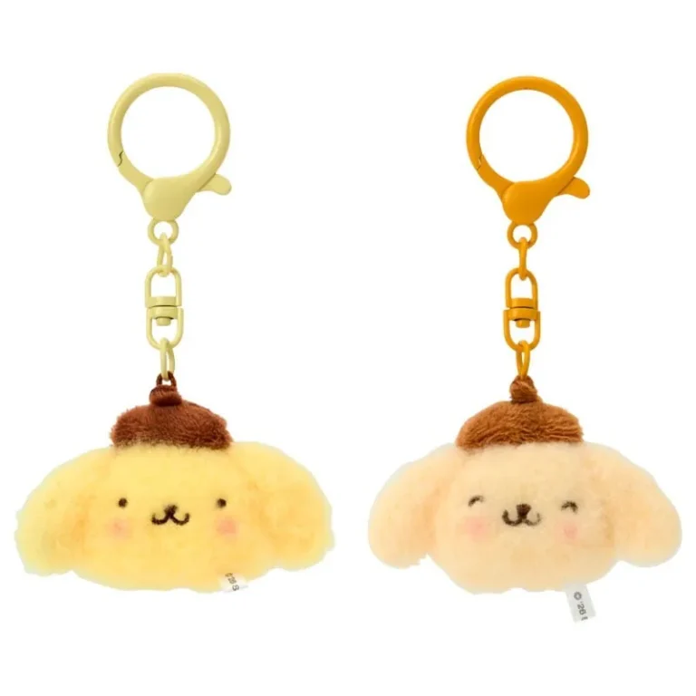 《三麗鷗Sanrio》日本限定 布丁狗 Smiley Faces 絨毛鑰匙圈（一組2入）單抽