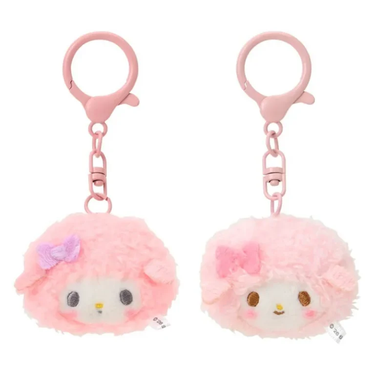 《三麗鷗Sanrio》日本限定 彼安諾 Smiley Faces 絨毛鑰匙圈（一組2入）單抽