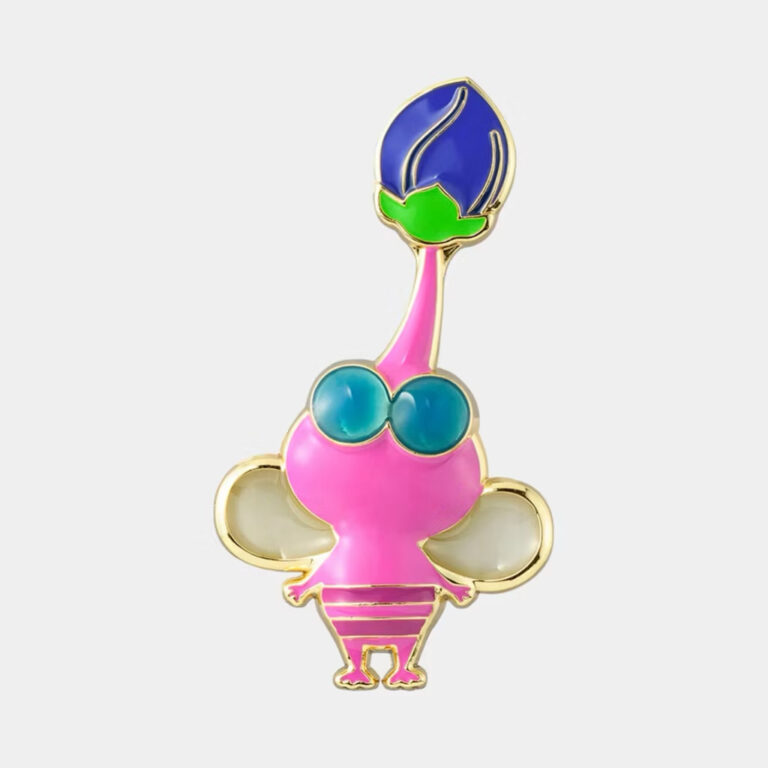 《皮克敏Pikmin Bloom》粉皮 金屬徽章 單抽 NO.1