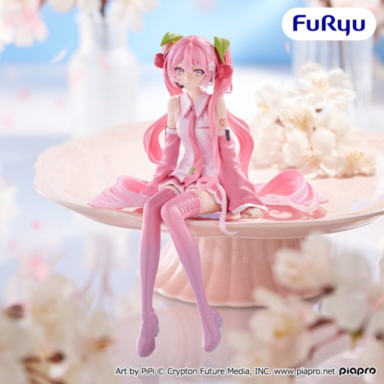 《初音未來》FURYU 泡麵蓋 櫻未來 景品 單抽 NO.3