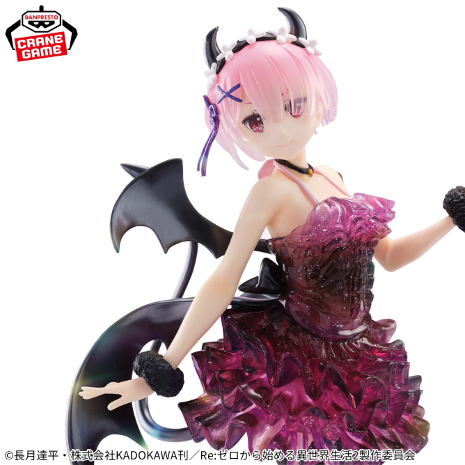 《Re:從零開始的異世界生活》BANPRESTO ESPRESTO-Clear&Dressy 小惡魔 拉姆 NO.1:圖片 3