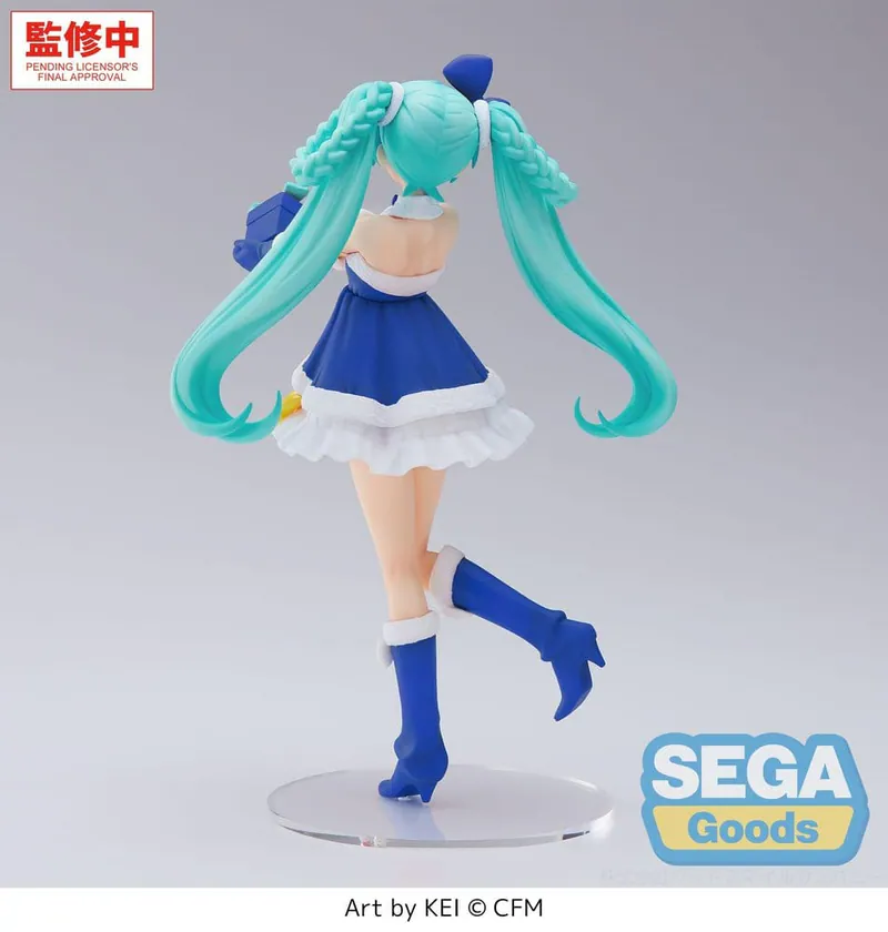 《初音未來》SEGA High Premium Figure 初音 藍寶石聖誕Ver. 景品 單抽 NO.1:圖片 6