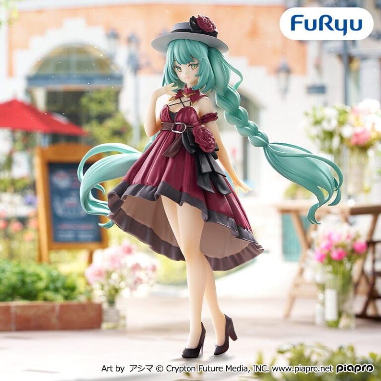 《初音未來》FuRyu Trio-Try-iT 初音未來 外出洋裝 紅色ver. 景品 單抽 NO.1