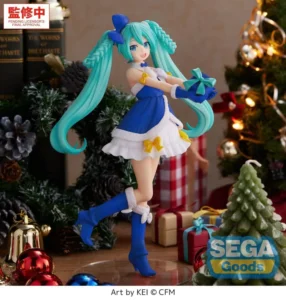 《初音未來》SEGA High Premium Figure 初音 藍寶石聖誕Ver. 景品 單抽 NO.1