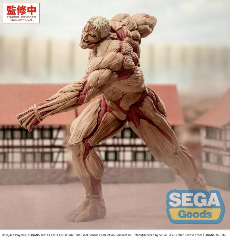 《進擊的巨人》SEGA GigantiX 萊納布朗 鎧之巨人Ver. 景品 單抽 NO.2:圖片 4