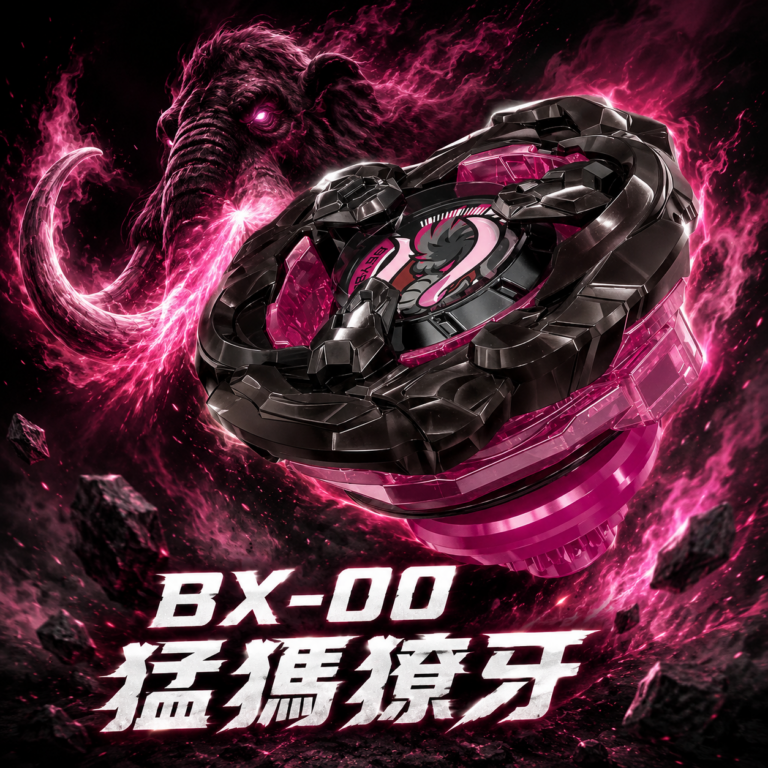 《戰鬥陀螺》BEYBLADE X BX-00 猛瑪獠牙 粉紅象 NO.9