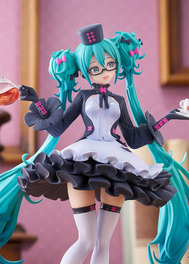 《初音未來》GSC POP UP PARADE 初音未來 眼鏡×咖啡廳Ver. PVC完成品 單抽 NO.1:圖片 4