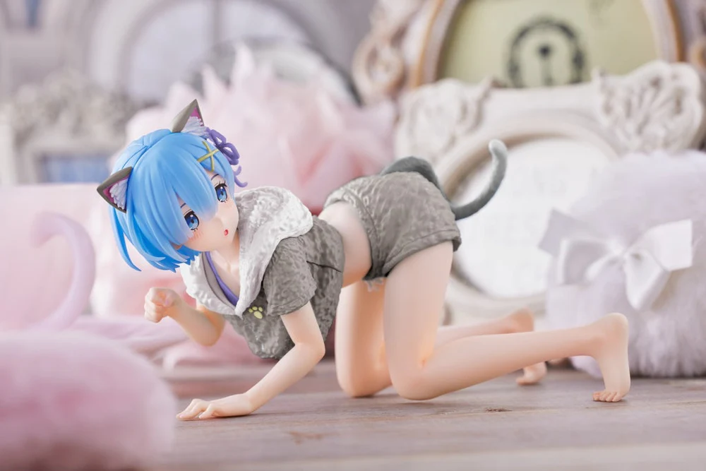 《Re:從零開始的異世界生活》TAITO Desktop Cute 雷姆 貓咪居家服ver. 景品 單抽 NO.1:圖片 4