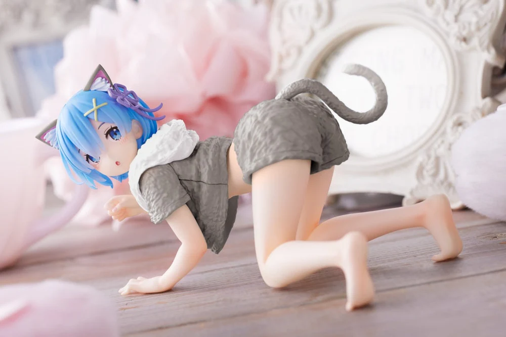 《Re:從零開始的異世界生活》TAITO Desktop Cute 雷姆 貓咪居家服ver. 景品 單抽 NO.1:圖片 3