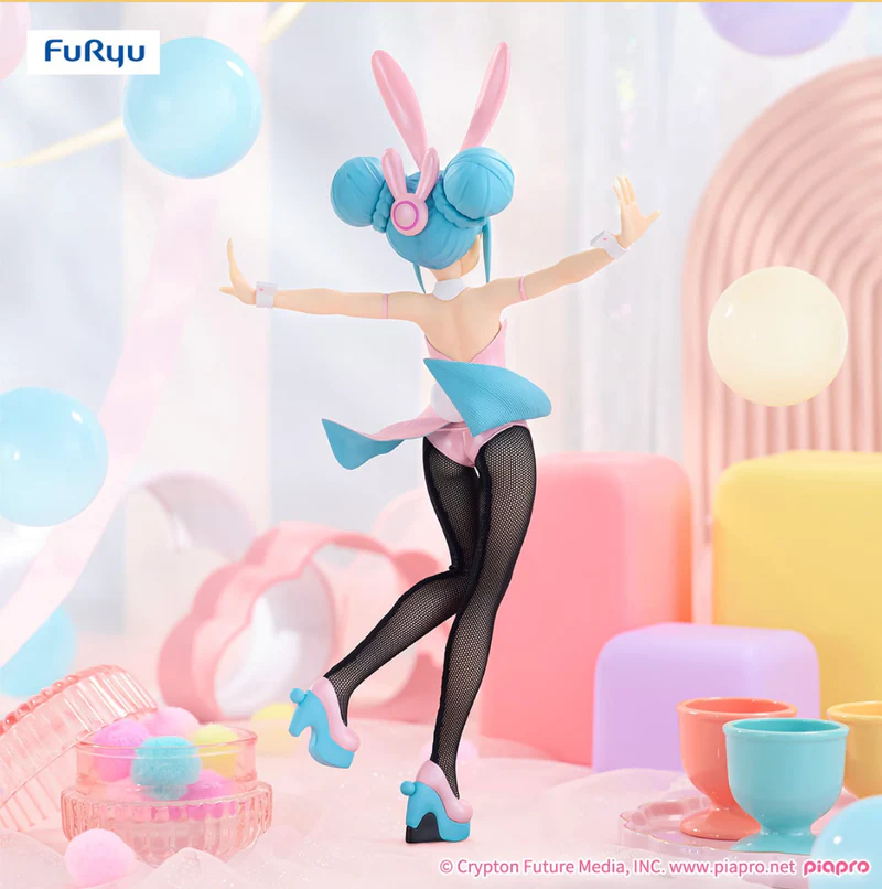 《初音未來》FuRyu BiCute Bunnies Figure 初音未來 珍珠粉紅ver. 景品 單抽 NO.1:圖片 2