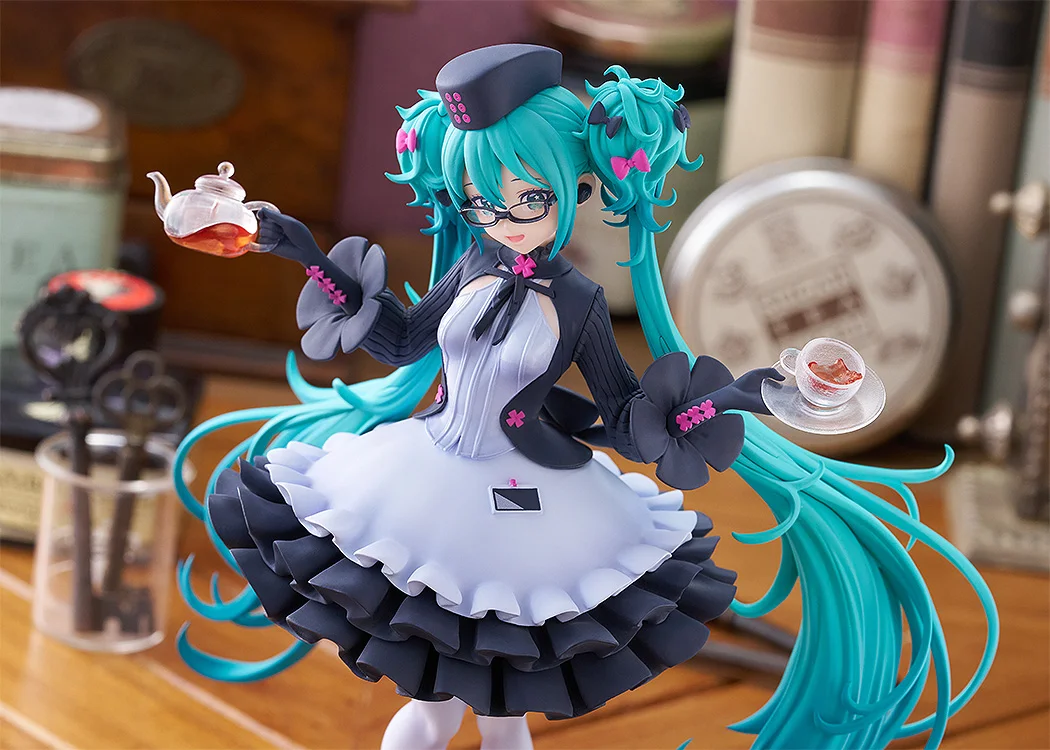 《初音未來》GSC POP UP PARADE 初音未來 眼鏡×咖啡廳Ver. PVC完成品 單抽 NO.1:圖片 5