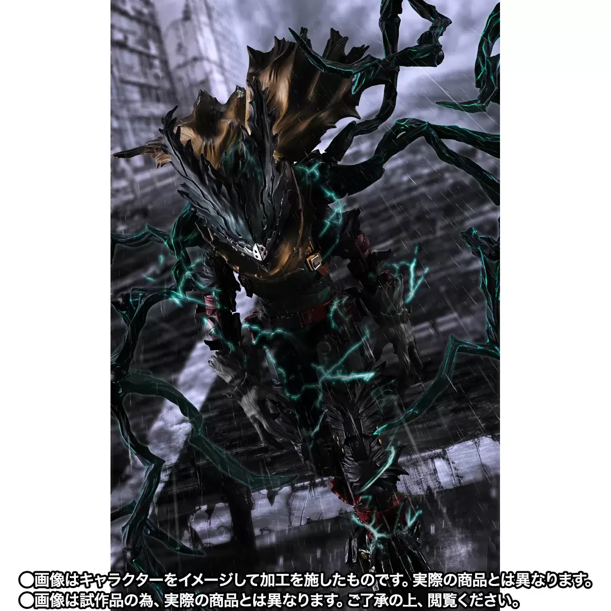 《我的英雄學院》BANDAI S.H.Figuarts 暗黑笨久 1/12可動模型 NO.1:圖片 11
