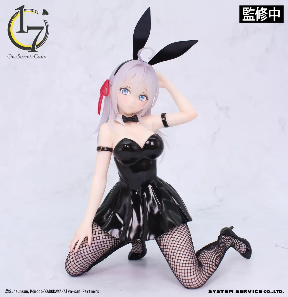 《不時輕聲地以俄語遮羞的鄰座艾莉同學》System Service One-Seventh Carat 艾莉 黑兔女郎Ver. 景品 單抽 NO.1:圖片 3