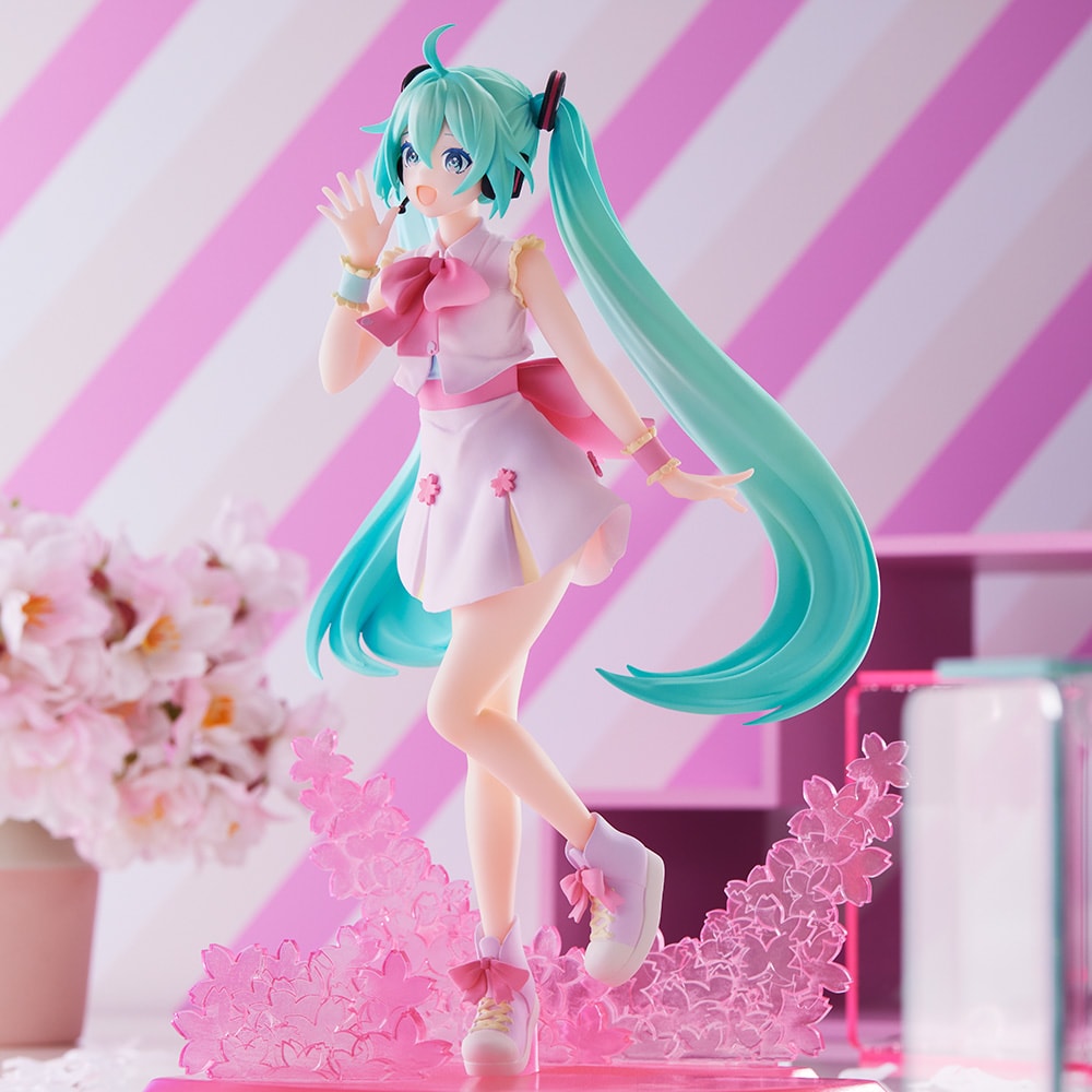 《初音未來》SEGA Luminasta 初音-spring-おむたつVer. 景品 單抽 NO.1:圖片 2