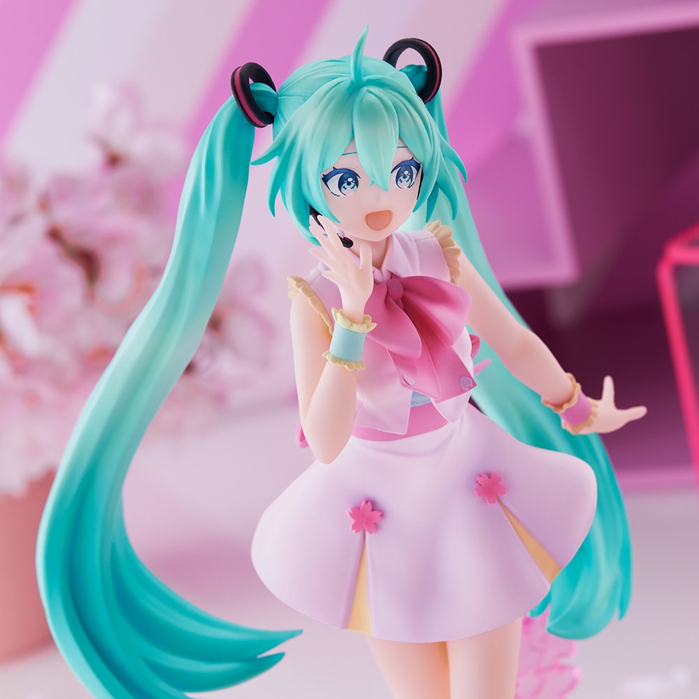 《初音未來》SEGA Luminasta 初音-spring-おむたつVer. 景品 單抽 NO.1:圖片 3
