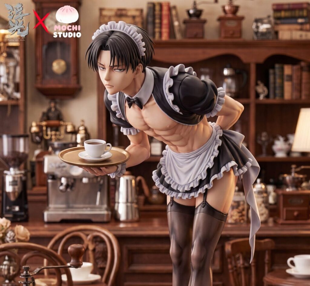 《進擊的巨人》MOCHI 女僕美男子 里維…
