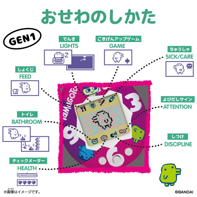 《塔麻可吉》BANDAI 30周年塔麻宇宙 NO.1:圖片 4