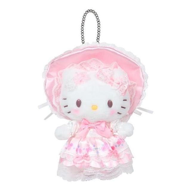 《三麗鷗Sanrio》童話午茶派對 Hello Kitty 絨毛玩偶吊飾 NO.1