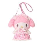 《三麗鷗Sanrio》童話午茶派對 美樂蒂 絨毛玩偶斜背包 NO.2商品縮圖