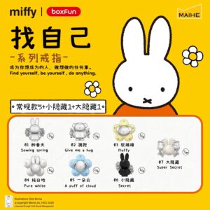 《MIFFY》找自己系列 戒指盲盒 全6+…
