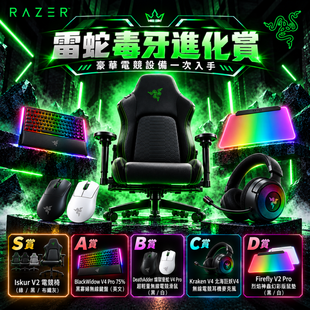 《Razer雷蛇》毒牙進化賞 NO.5